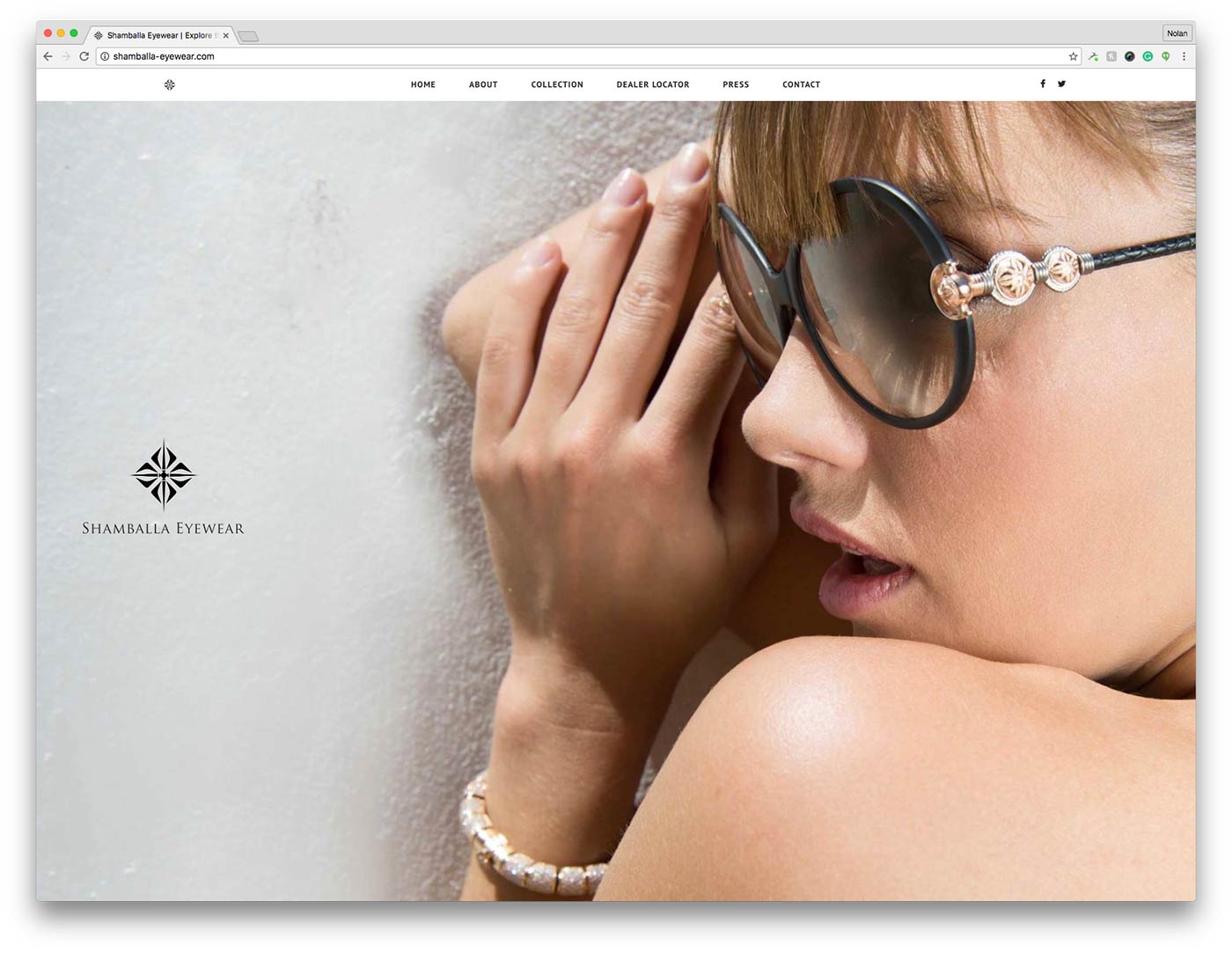 Shamballa Homepage Design