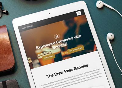 Brewery Pass Website Design